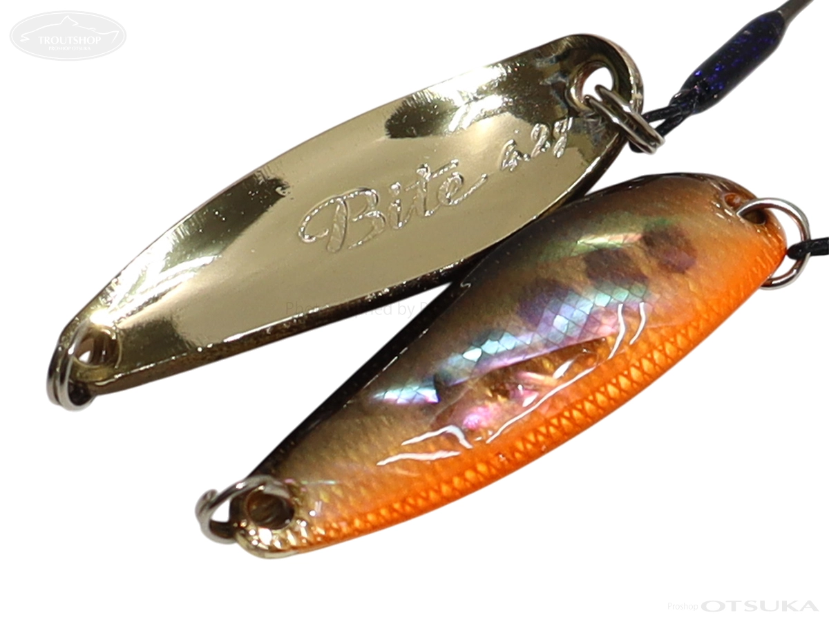 アートフィッシング 忠さんスプーン シェルバイト 4.2g 4.2g 38mm #黒金/YMM-G