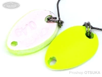 ロデオクラフト チャチャ - jrアルミ 0.4g #85 蛍Yグロー/Rグロー 0.4g