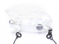 ロデオクラフト にゃんプップ -  ラトル #5 クリアーパール 28mm 2.1g フローティング