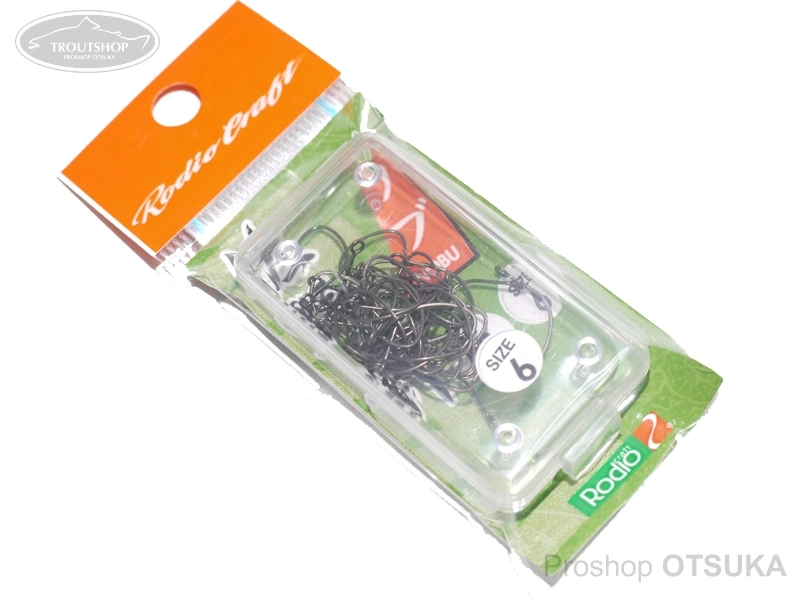 ロデオクラフト シングルフック 佐野針 サイズ #6 -