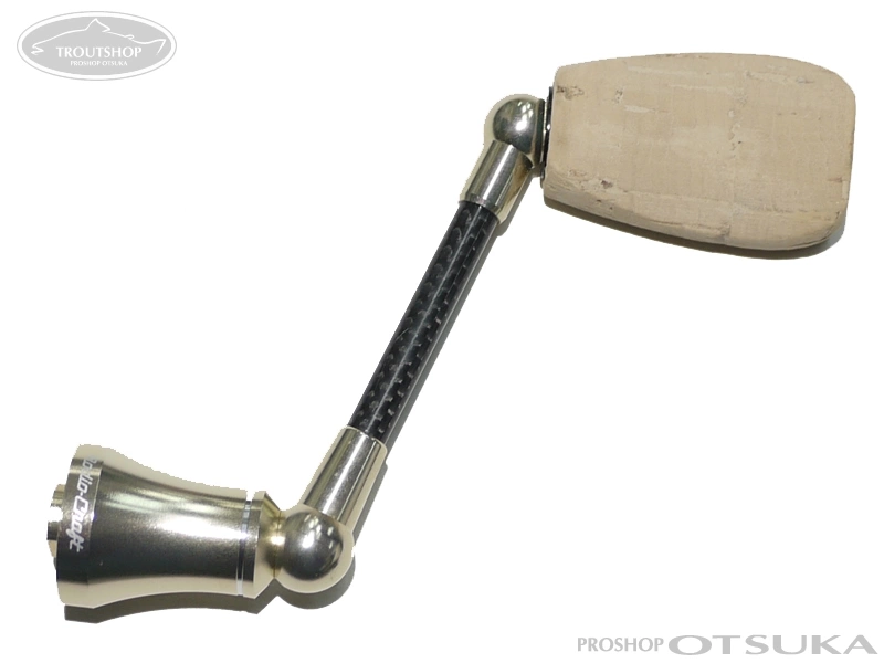 使用僅か　ロデオクラフト　38.5 カーボンハンドル　美品！ 国内送料当社負担 ロデオクラフト RC48DA 48mm ダイワ タイプ1 #シャンパン