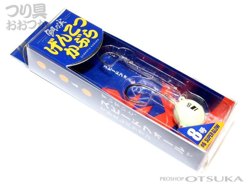 メジャークラフト 鯛乃実 げんこつかぶら 8号 #6　スーパーグロー