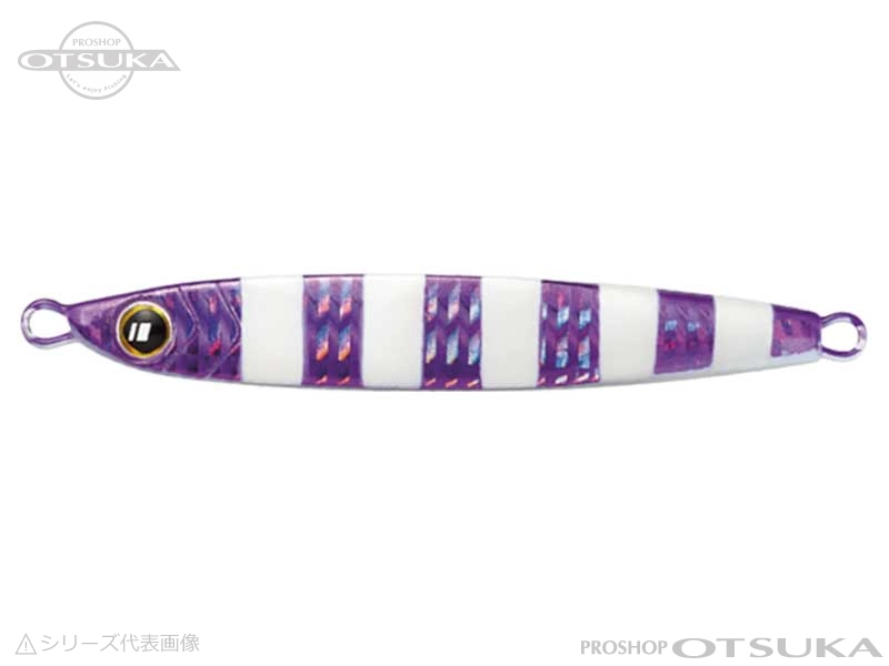 メジャークラフト タチジギ道場 スタンダード 210g #3 ゼブラパープル