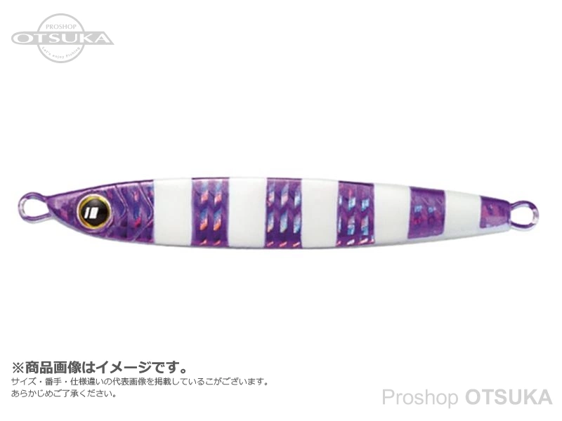 メジャークラフト タチジギ道場 スタンダード 150g #3 ゼブラパープル