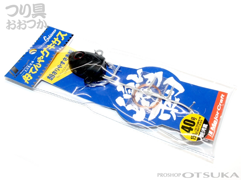 メジャークラフト 舟てんやゲキサス 40号 40号(150g) #10　マットブラック