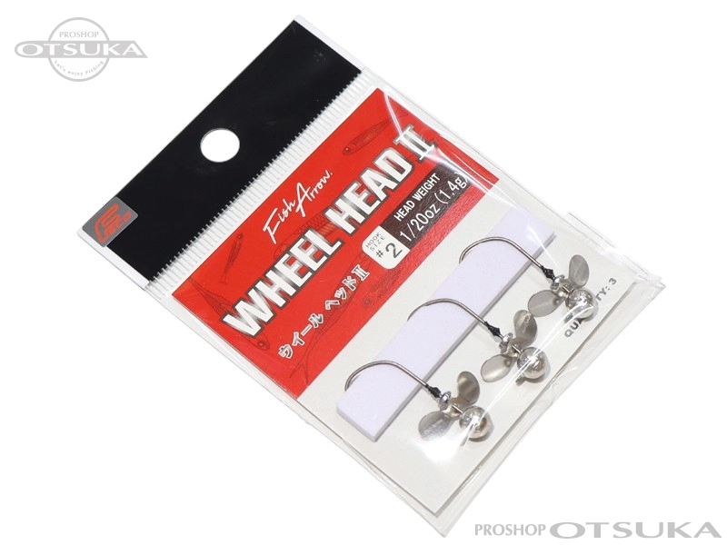 フィッシュアロー ジグヘッド ウィールヘッドII 1.4g FECO認定 -