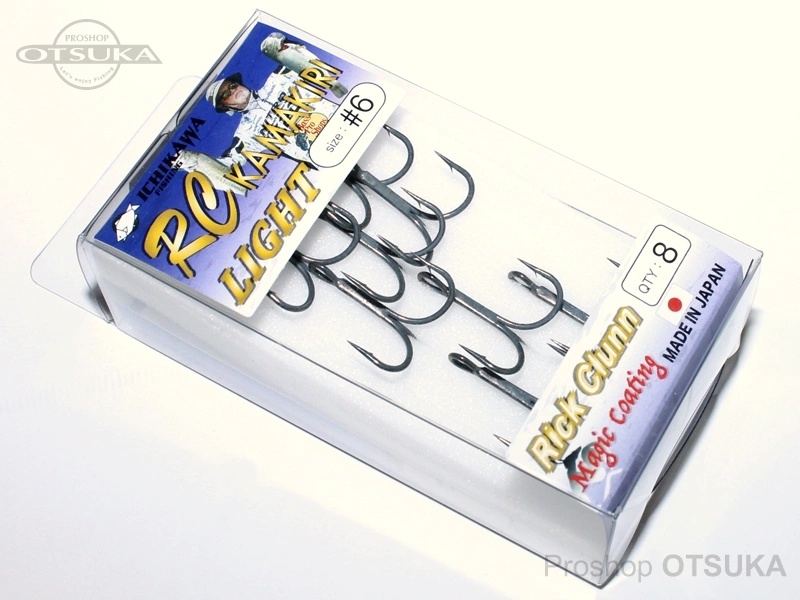 イチカワフィッシング プラグフック RC カマキリトレブルライト #6 