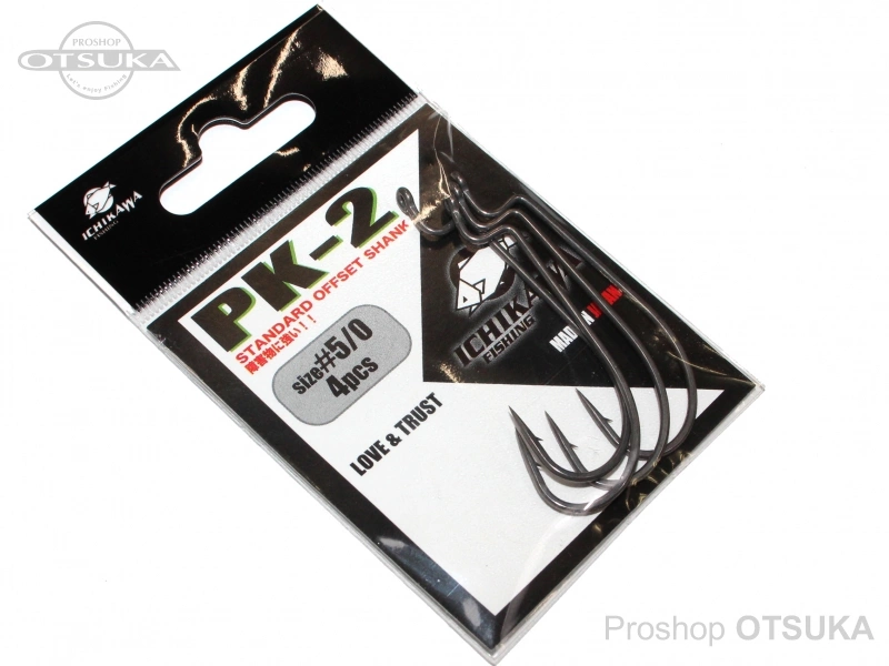 イチカワフィッシング ワームフック PK-2 オフセットフック #5/0 -