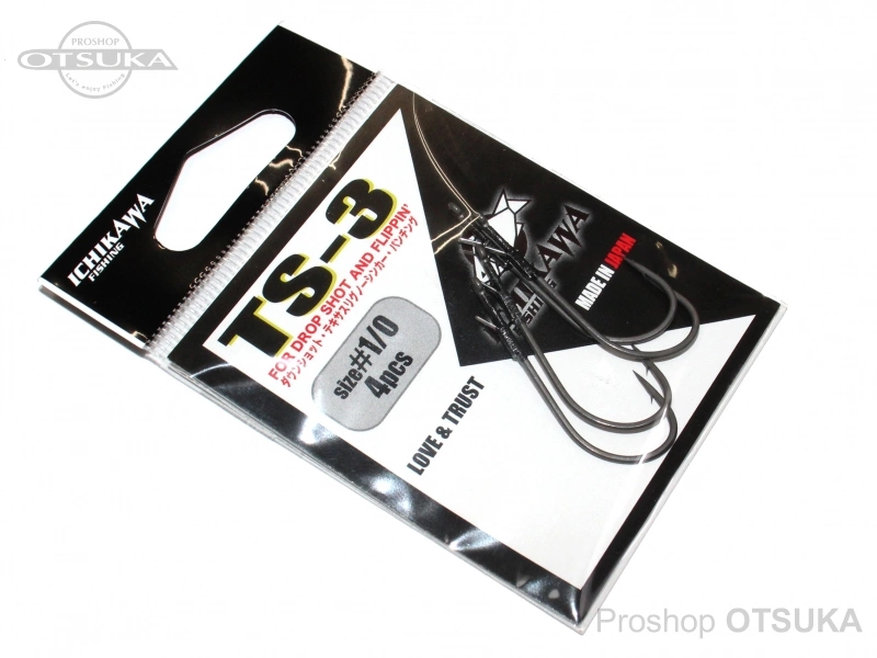 イチカワフィッシング ワームフック TS-3 ストレートフック #1/0 -