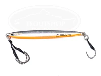 Palms slow flat cast long - lake shore Slow  15  Black  Back  Orange  Belly  83mm 15g