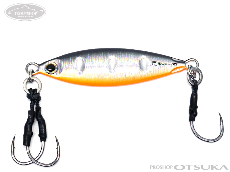 パームス レイクショアスロー10 50mm 10g #ブラックバックオレンジ