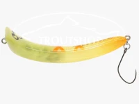 イケクラ えさにょろ -  555XS #18 虹池SP オレンジクロスグロー 全長55.5mm 3.4g シンキング