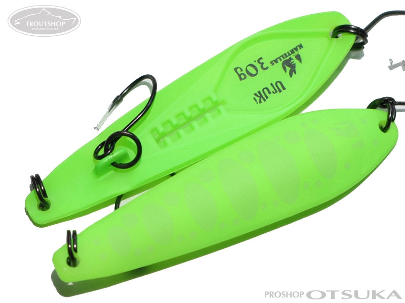 カルテラス ウルキ ウルキ60 3.0g プラスチックスプーン #22 ライム/グロー