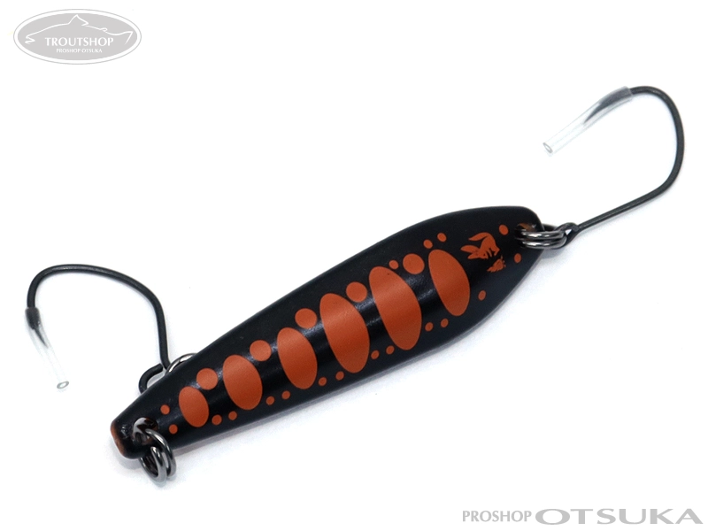 カルテラス ウルキ 40 1.4g プラスチックスプーン #17 黒オレンジ