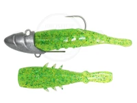 一誠 海太郎 ワーム - デカハネエビセット 19g #056 チャートグリーングリッター 19g #2/0 ワーム2.5インチ