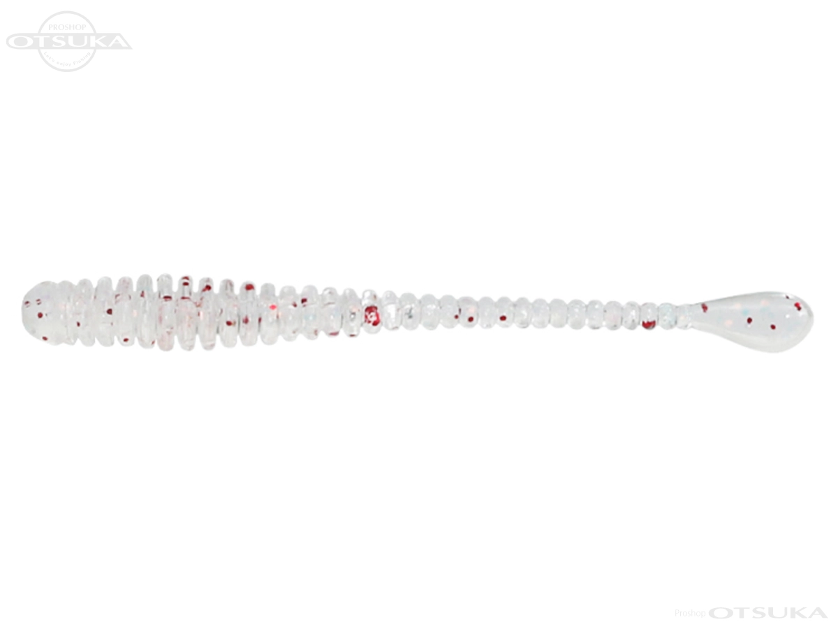 一誠 海太郎 ワーム スパテラ 1.5インチ 1.5インチ #064　UVクリアレインボーRDF