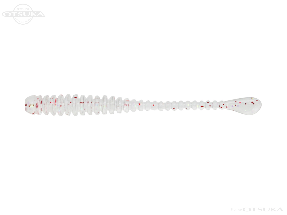 一誠 海太郎 ワーム スパテラ2インチ 2インチ #064　UVクリアレンボーRDF