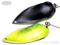 丸湖 丸湖スプーン -  3.0g厚型 # グローラメグリーンアローチャート/ブラック 3.0g