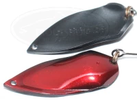 丸湖 丸湖スプーン -  3.0g厚型 # ブラッドレッド+ブラック 3.0g