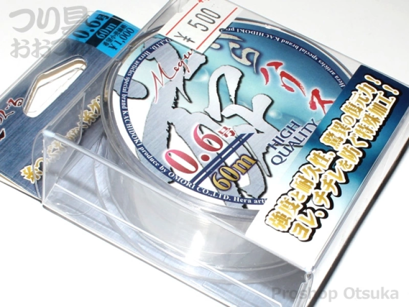 オオモリ 旋 ヘラハリス 旋 ヘラハリス 0.6号60m #クリア-