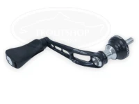 ドライブ シングルハンドル - エアーステア45 シマノ タイプ2 #ブラック/シルバー シマノスピニング用 