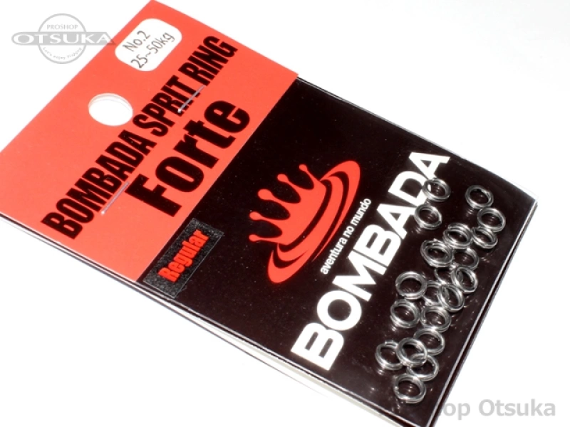 ボンバダアグア スプリットリング フォルチ スプリットリング フォルチ レギュラーパック サイズ#2 強度25-50kg シルバー
