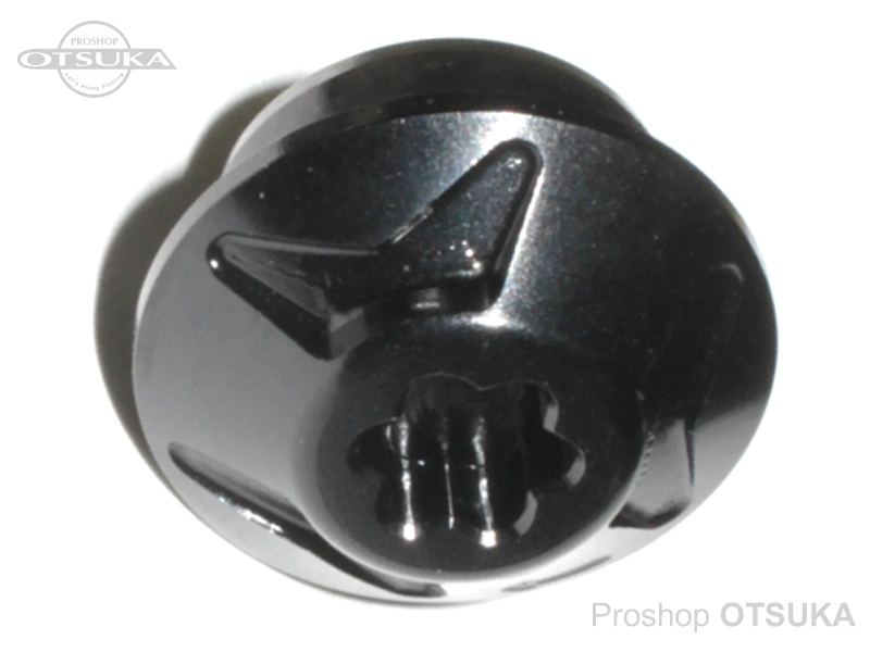 DRTディビジョンレーベルタックル リールパーツ センターナット ダイワ/アブ 右巻き #ブラック