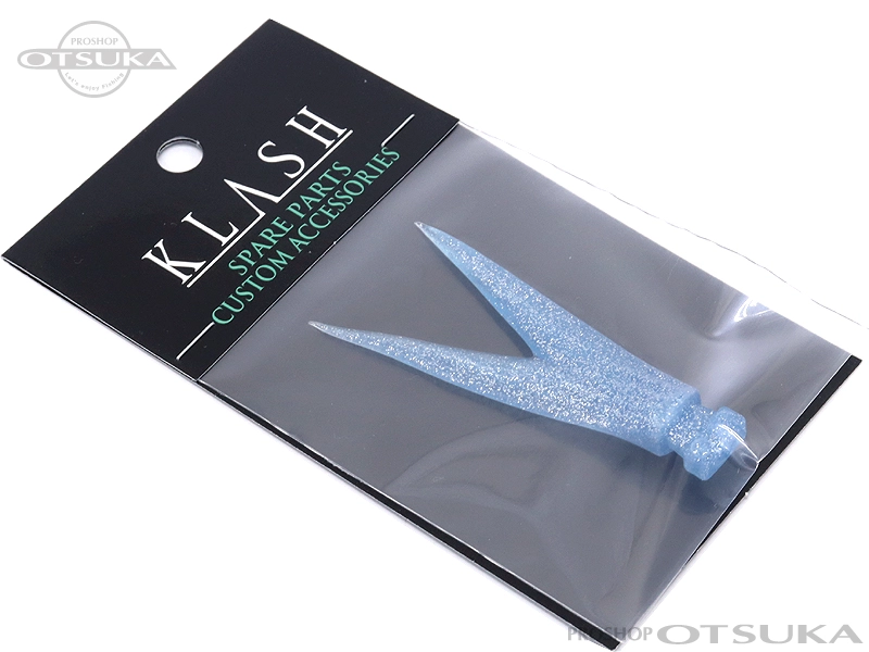 DRTディビジョンレーベルタックル ルアーパーツ タイニークラッシュ Vテール  #ブルーメタル