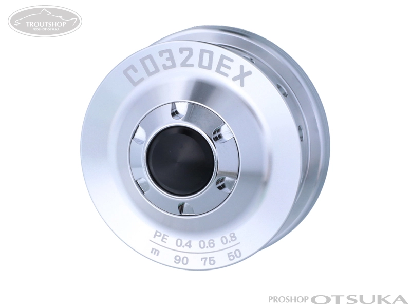 アベイル カーディナルスプール カーディナル3用アルミスプール CD320EX ** PE0.4号90m 0.6号75m 0.8号50m #シルバー