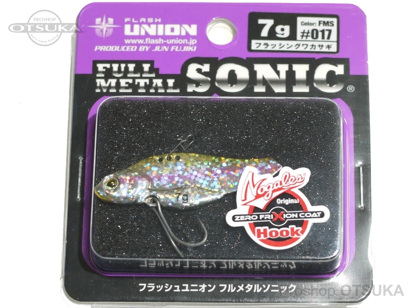 フラッシュユニオン フルメタルソニック フルメタルソニック 7g 7g #017 フラッシングワカサギ