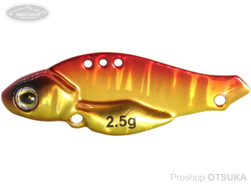 フラッシュユニオン トラウトクラブ フルメタルソニック シングルフックモデル 2.5g 2.5g #017 レッドゴールド