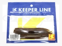 Keeper Line Seize Shad - Seize Straight Size 3.9 Size 8 Gripan Red 3.9 inch