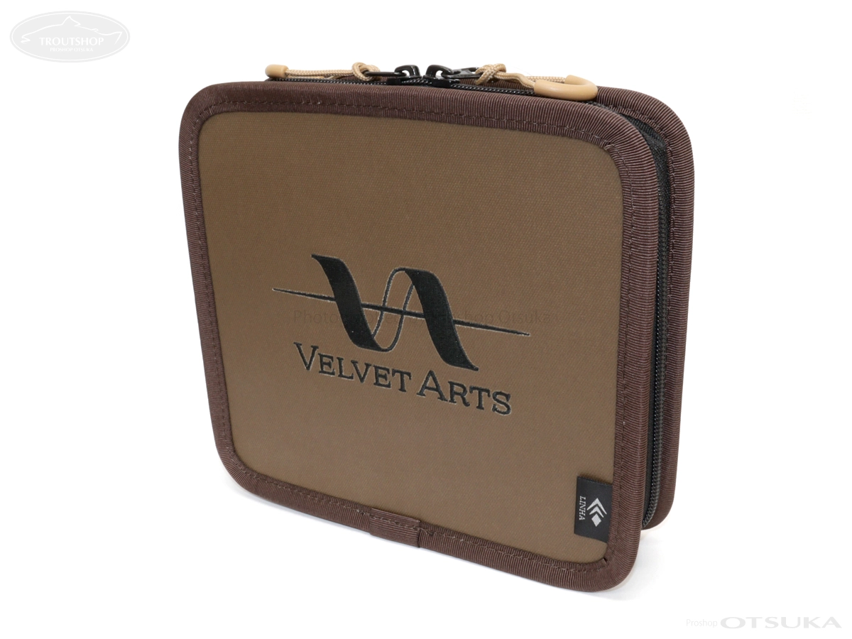 ベルベットアーツ スプーンワレット VAスプーンワレットラージスリムバージョン ** 縦185mm×横205mm×厚み47mm #コヨーテXブラック
