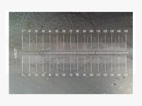 DRTディビジョンレーベルタックル メジャーシート - ブラックアウト XXL  #ビーチ W1800×H1200mm