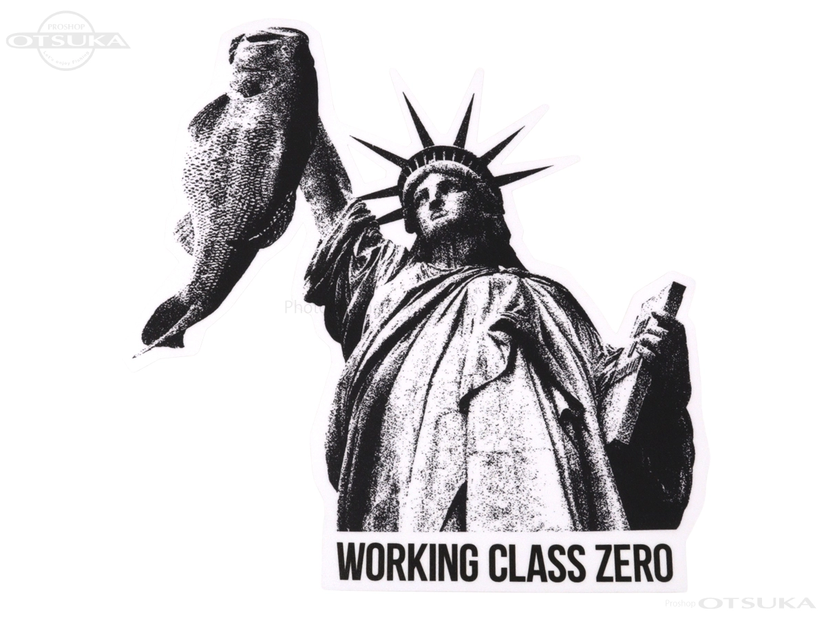 ワーキングクラスゼロ ステッカー/デカル リバティバスカーペットデカル 38cm×38cm -