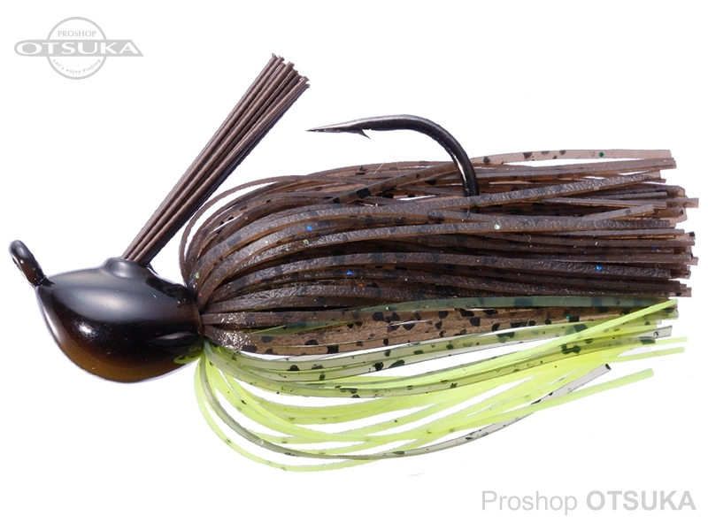 OSP OSPジグ OSPジグ 9g 9.0g シリコンスカート #S-10 グリーンパンプキン/チャート