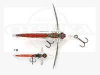 イマカツ アベンタクローラー - バゼル #927 3DRアカトンボ 80mm 6.6g フローティング 3Dリアリズム