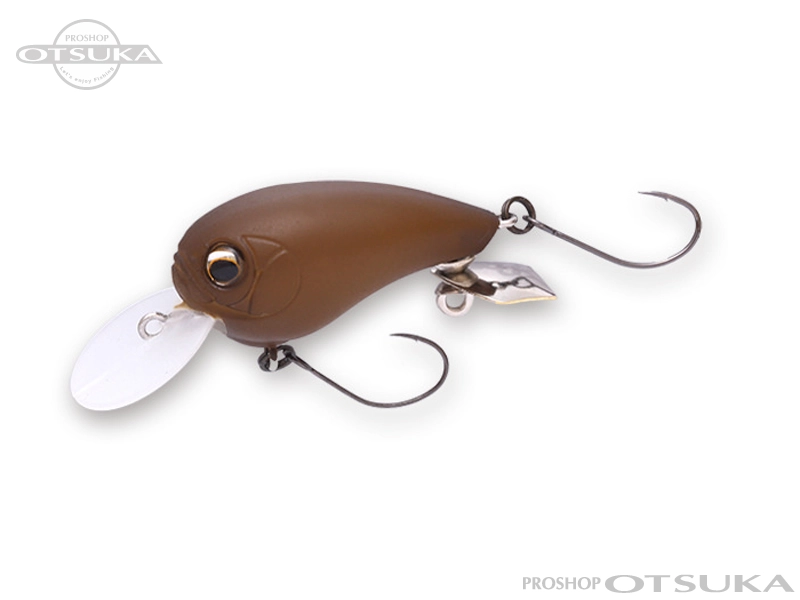 イマカツ 豆バッツ 豆バッツ トラウト 30mm 2.5g フローティング #1020 コーヒービーンズ