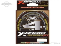 YGK よつあみ XブレイドオードラゴンX4 F1 - 150m巻 ウグイスグリーン(15cm毎ウメレッドマーク) 1.0号(MAX16.5lb)