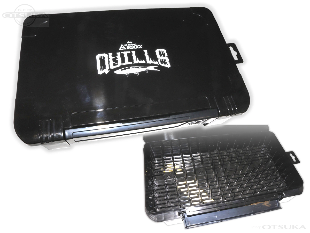 ゴーフィッシング Gボックス クイールズ 356×230×82mm #ブラック の 
