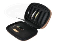 リトルプレゼンツ EVAミノーワレット - AC-169 #ブラウン W12×H15.5×D3cm