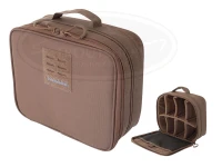 リトルプレゼンツ セミハードリールケースM - B-37 #ブラウン H22×W26×D11cm