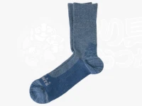 リトルプレゼンツ メリノウールソックス - AC-197 #ブルー 中厚 サイズL