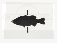 ワーキングクラスゼロ ステッカー/デカル - トロフィーマークトランスファーステッカー ブラック 8cm