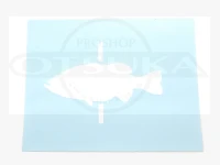 ワーキングクラスゼロ ステッカー/デカル - トロフィーマークトランスファーステッカー ホワイト 8cm