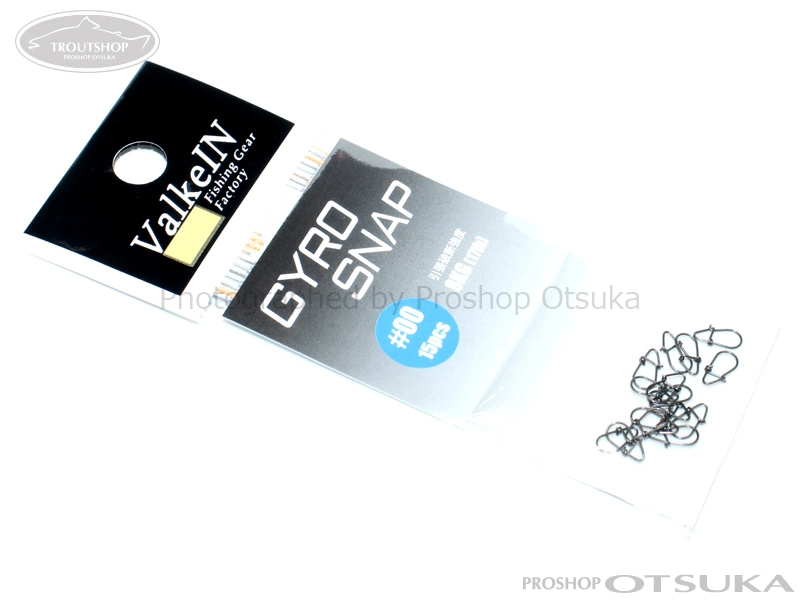ヴァルケイン ジャイロスナップ ジャイロスナップ #00 引張破断強度8KG(17lb) #ブラック