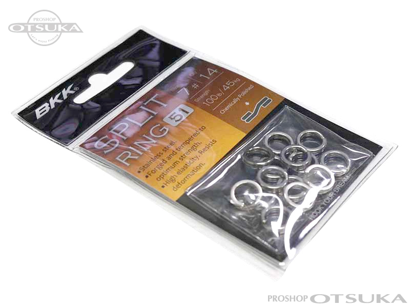 BKK スプリットリング スプリットリング51 #7　100lb/45kg 