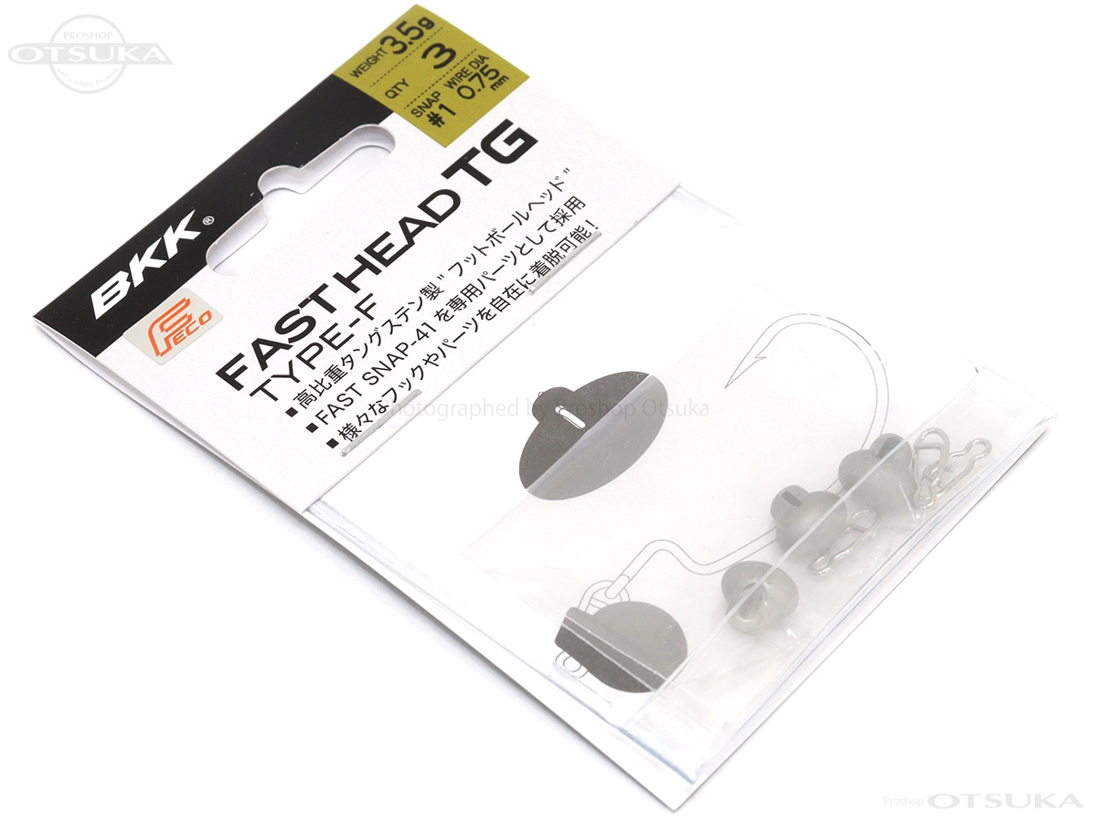 BKK ファストヘッド ファストヘッド TG タイプF 3.5g -