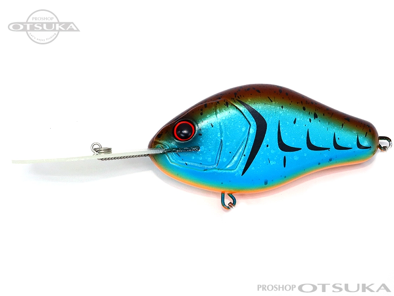 ドリームエクスプレスルアーズ フラットフェイス フラットフェイスDR4m ** ボディ全長90mm 約40g フローティング #003 ブルークロー