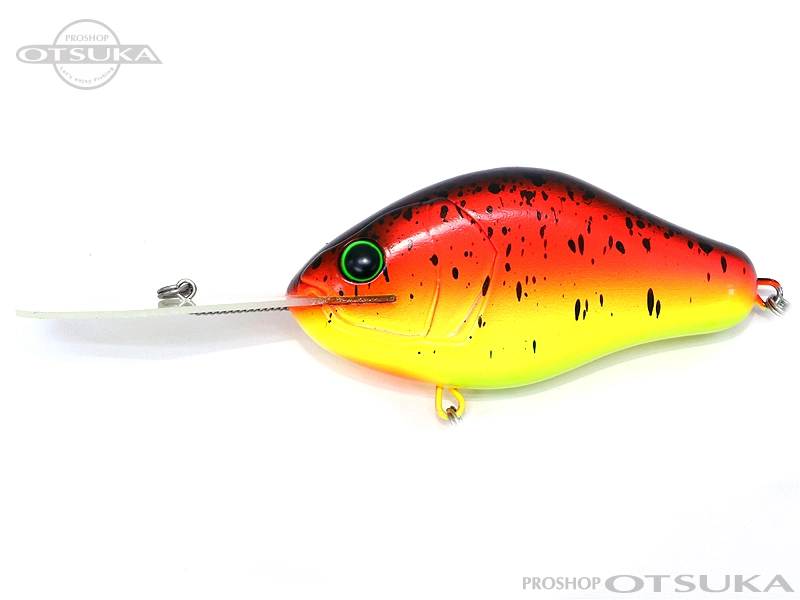 ドリームエクスプレスルアーズ フラットフェイス フラットフェイスDR4m ** ボディ全長90mm 約40g フローティング #004 サマークロー